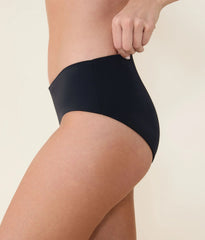 The Hipster Bikini Bottom - Eco Nylon - Black