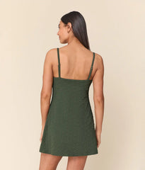 The Amalfi Swim Dress - Textured Geo - Thyme - Classic