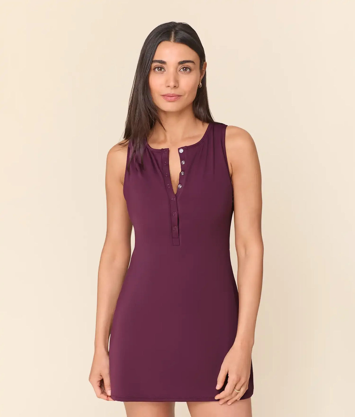 The Malibu Swim Dress - Eco Nylon - Sundried Violet - Classic